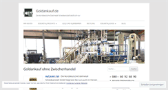 Desktop Screenshot of goldankauf.de