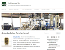 Tablet Screenshot of goldankauf.de